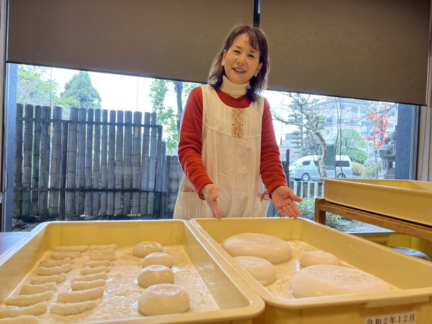 福餅つき　(^^♪