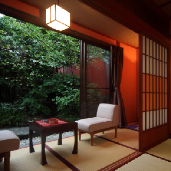 露天風呂付客室 山茶亭